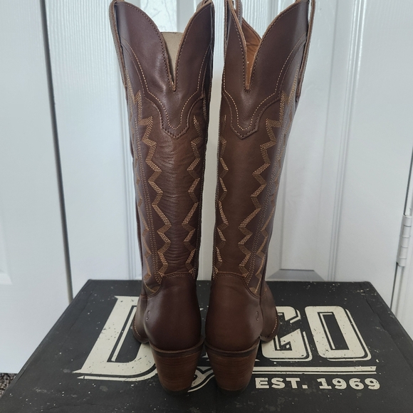 Dingo Size 8.5 Brown Tall Western Boots - Picture 7 of 12